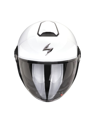 SCORPION EXO-CITY II WHITE ATVIRAS MOTO ŠALMAS