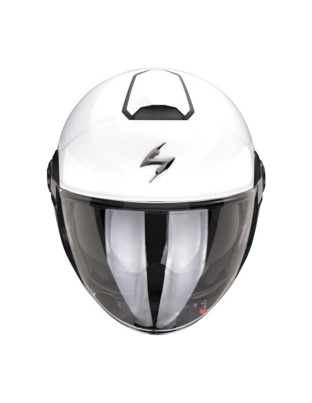SCORPION EXO-CITY II WHITE ATVIRAS MOTO ŠALMAS