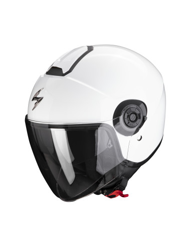 SCORPION EXO-CITY II WHITE ATVIRAS MOTO ŠALMAS