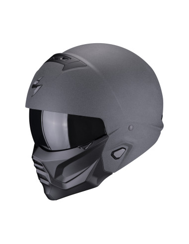 SCORPION EXO-COMBAT II GRAPHITE MOTO ŠALMAS