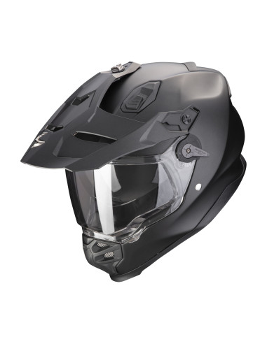 SCORPION ADF-9000 AIR BLACK MATT ADVENTURE MOTO ŠALMAS