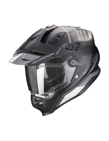 SCORPION ADF-9000 AIR TRAIL BLACK  ADVENTURE MOTO ŠALMAS