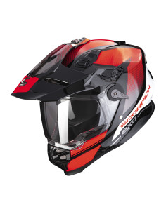 SCORPION ADF-9000 AIR TRAIL RED  ADVENTURE MOTO ŠALMAS