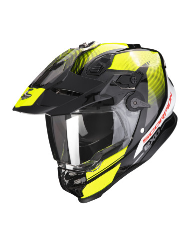 SCORPION ADF-9000 AIR TRAIL YELLOW ADVENTURE MOTO ŠALMAS