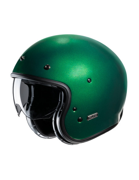 HJC V31 DEEP GREEN OPEN MOTORCYCLE HELMET
