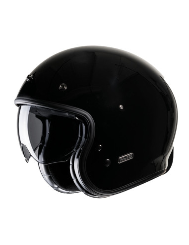 HJC V31 ЧЕРНЫЙ ОТКРЫТЫЙ МОТОЦИКЛЕТНЫЙ ШЛЕМ
