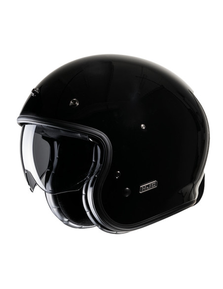 HJC V31 ЧЕРНЫЙ ОТКРЫТЫЙ МОТОЦИКЛЕТНЫЙ ШЛЕМ