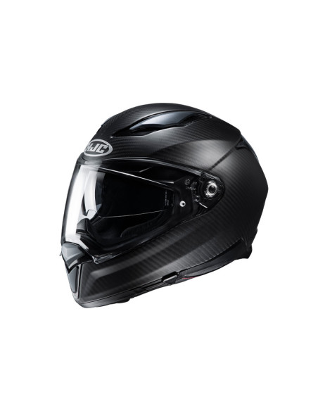 HJC F70 SEMI FLAT BLACK CARBON SPORTINIS/UŽDARAS MOTO ŠALMAS