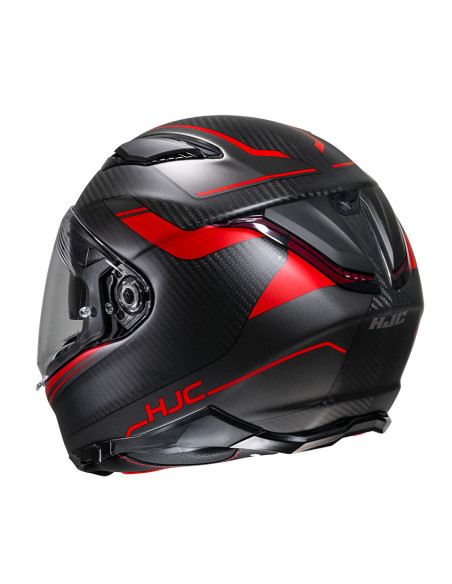 HJC F70 BLACK CARBON UBIS/MC21 SPORTINIS/UŽDARAS MOTO ŠALMAS