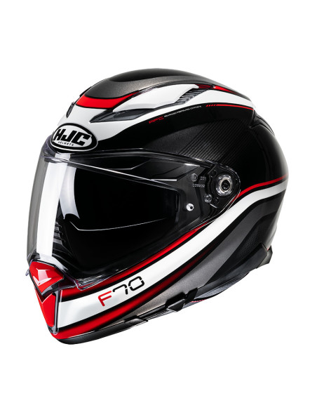 HJC F70 DIWEN/MC1 SPORTINIS/UŽDARAS MOTO ŠALMAS