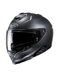 HJC i71 SEMI FLAT ANTHRACITE SPORTINIS/UŽDARAS MOTO ŠALMAS