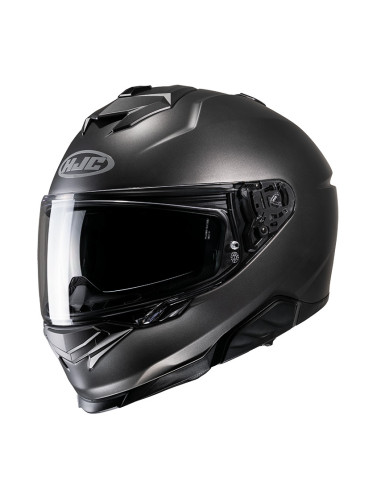 HJC i71 SEMI FLAT TITANIUM SPORTS/COLD MOTOR COOL