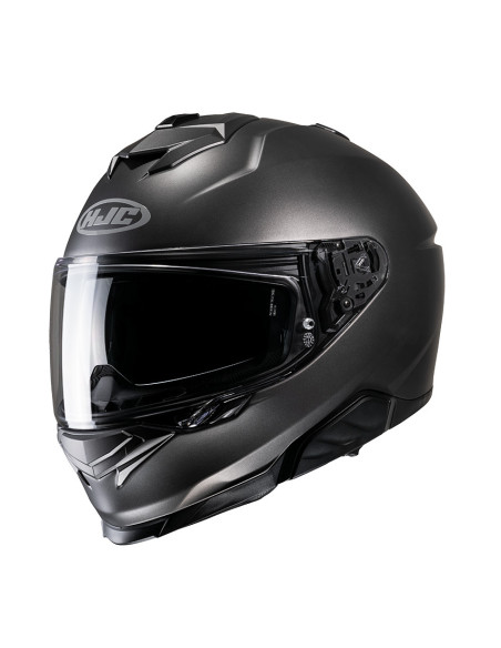 HJC i71 SEMI FLAT TITANIUM SPORTS/COLD MOTOR COOL