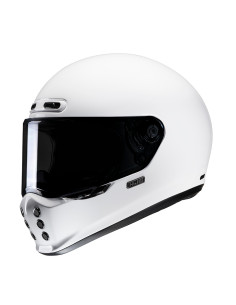 HJC V10 WHITE INDOOR MOTO HELMET