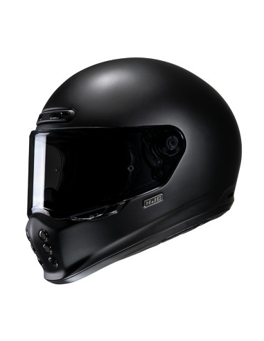 HJC V10 SEMI FLAT BLACK INDOOR MOTO HELMET