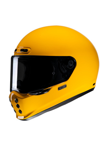 HJC V10 DEEP YELLOW UŽDARAS MOTO ŠALMAS