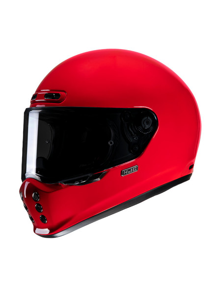 HJC V10 DEEP RED INDOOR MOTO HELMET