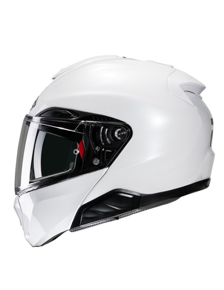 HJC RPHA 91 PEARL WHITE FLIP-UP MOTO ŠALMAS