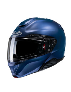 HJC RPHA 91 SEMI FLAT METALLIC BLUE FLIP-UP MOTORCYCLE HELMET