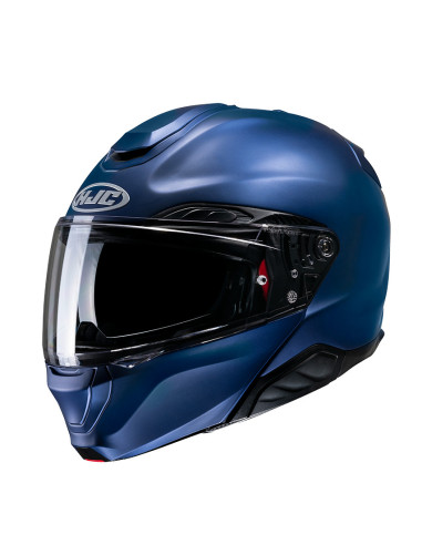 HJC RPHA 91 SEMI FLAT METALLIC BLUE FLIP-UP MOTO ŠALMAS