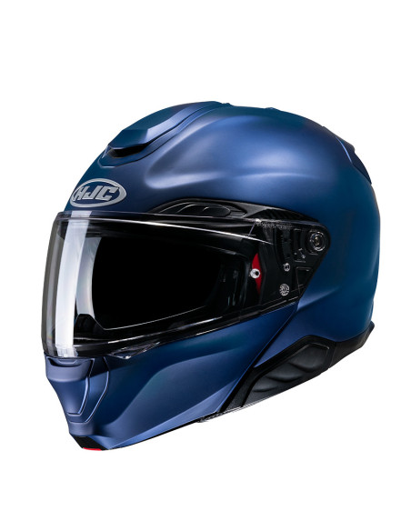 HJC RPHA 91 SEMI FLAT METALLIC BLUE FLIP-UP MOTORCYCLE HELMET