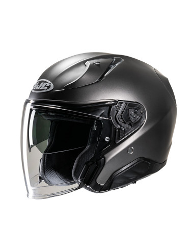 HJC RPHA 31 SEMI FLAT TITANIUM OPEN MOTORCYCLE HELMET