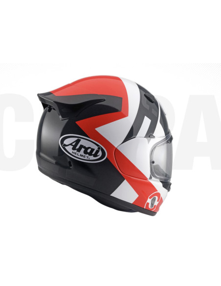 ARAI QUANTIC SPACE RED SPORTS/INDOOR MOTORCYCLE HELMET