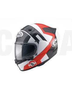 ARAI QUANTIC SPACE RED SPORTINIS/UŽDARAS MOTO ŠALMAS