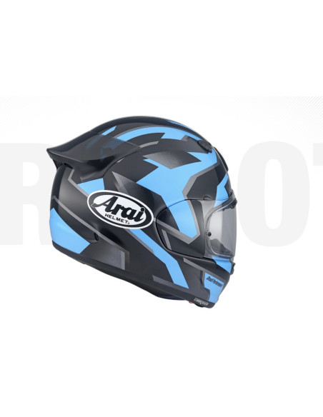 ARAI QUANTIC ROBOTIK BLUE SPORTINIS/UŽDARAS MOTO ŠALMAS