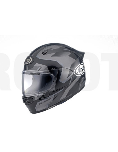 ARAI QUANTIC ROBOTIK BLACK SPORTINIS/UŽDARAS MOTO ŠALMAS