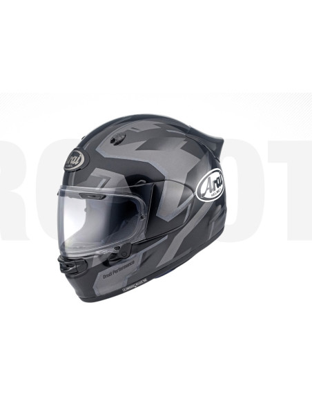 ARAI QUANTIC ROBOTIK BLACK SPORTINIS/UŽDARAS MOTO ŠALMAS