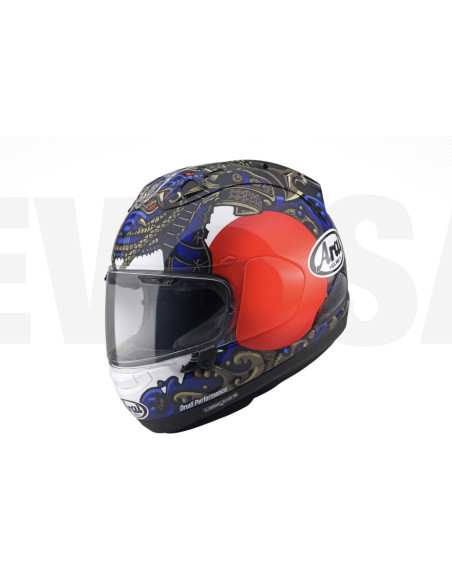 ARAI RX-7V EVO SAMURAI SPORTINIS/UŽDARAS MOTO ŠALMAS