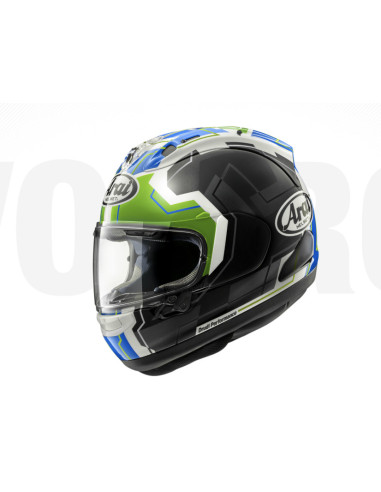 ARAI RX-7V EVO JR65 GREEN SPORTINIS/UŽDARAS MOTO ŠALMAS