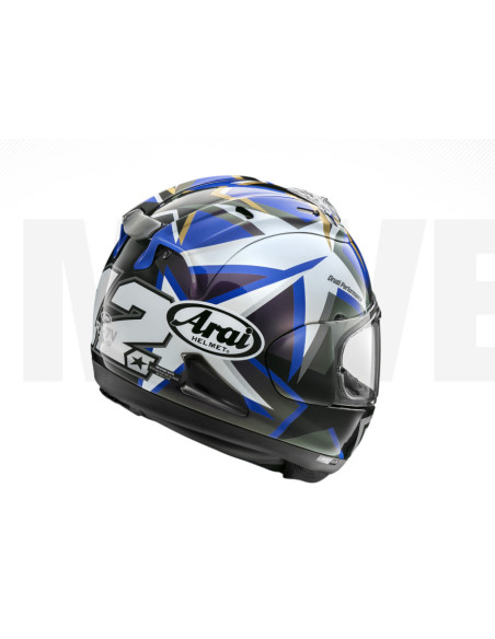 ARAI RX-7V EVO MAVERICK STAR SPORTINIS/UŽDARAS MOTO ŠALMAS