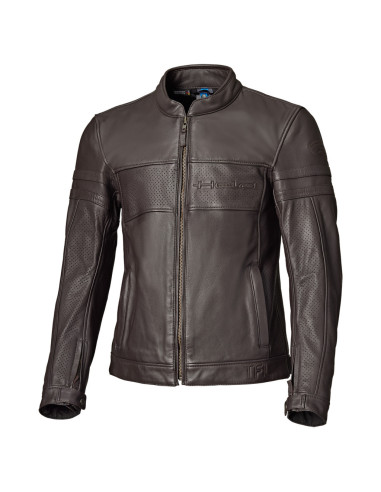 HELD SUMMER RIDE II BROWN LEATHER MOTO JACKET