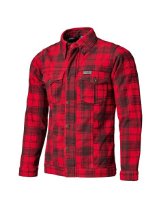 HELD WOODLAND RED TEXTILE MOTO JACKET