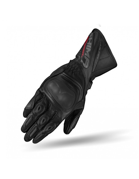 SHIMA MIURA BLACK LADIES MOTO GLOVES