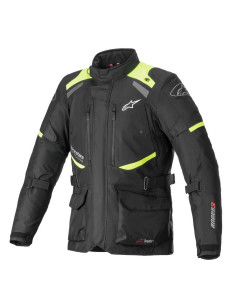 ALPINESTARS ANDES V3 DRYSTAR BLACK/FLUO YELLOW MOTO STRIUKĖ