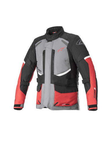 ALPINESTARS ANDES V3 DRYSTAR DARK GREY/BLACK/BRIGHT RED MOTO STRIUKĖ