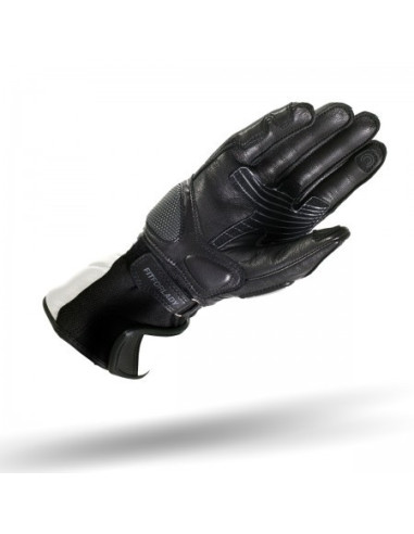 SHIMA MONDE WHITE MOTO GLOVES