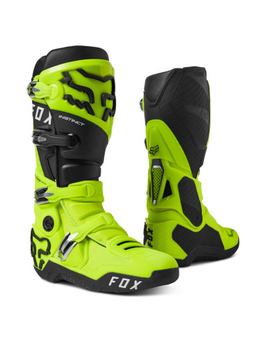 FOX INSTINCT 2.0 FLUO YELLOW  KROSINIAI MOTO BATAI 