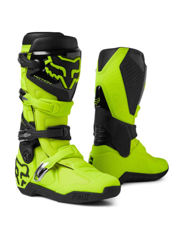 FOX MOTION FLUO YELLOW KROSINIAI MOTO BATAI 