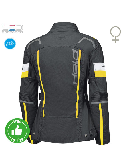 HELD жЕНСКАЯ ТЕКСТИЛЬНАЯ МОТОКУРТКА 4-TOURING II BLACK/ YELLOW
