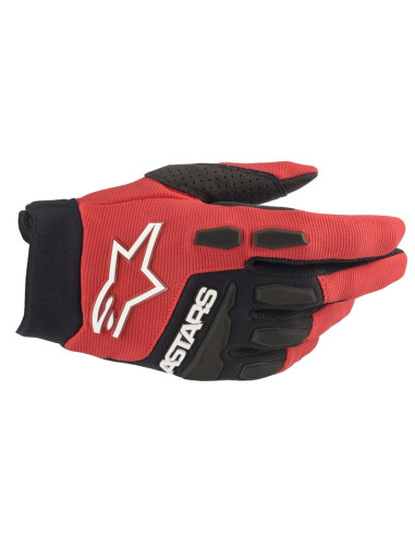 ALPINESTARS FULL BORE BRIGHTRED/BLACK KROSINĖS MOTO PIRŠTINĖS