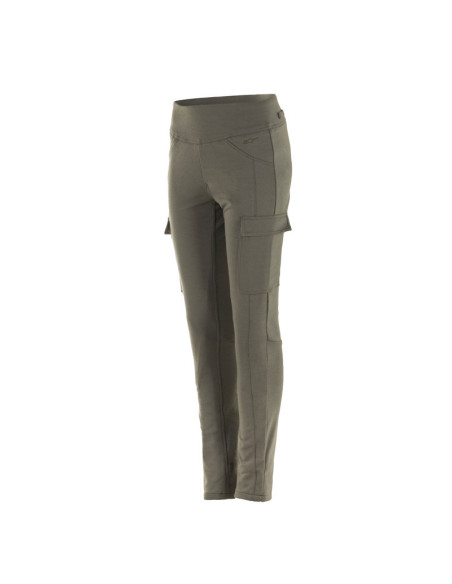 ALPINESTARS IRIA LADY LEGGINGS MILITARY GREEN LADIES MOTO JEANS