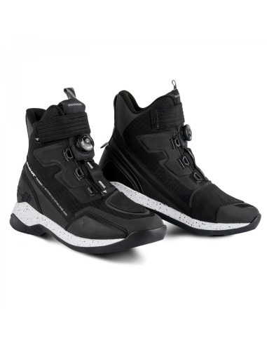 SHIMA TAKESHI BLACK MOTO SHOES