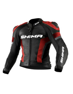 SHIMA STR RED/BLACK ODINĖ MOTO STRIUKĖ