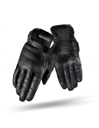 SHIMA REVOLVER BLACK MOTO GLOVES
