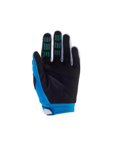 FOX YOUTH 180 BALLAST BLACK/BLUE KROSINĖS MOTO PIRŠTINĖS