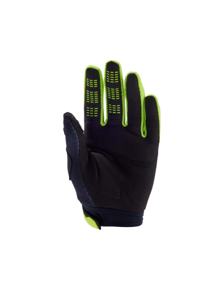 FOX YOUTH 180 FLORA BLACK/YELLOW KROSINĖS MOTO PIRŠTINĖS